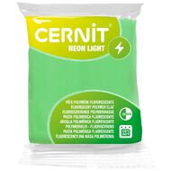 Cernit Polymer Clay Neon Light 56g Green Green