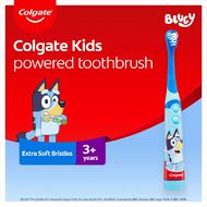 Colgate Kids' Junior Bluey Battery Powered Electric Toothbrush 1 Pack