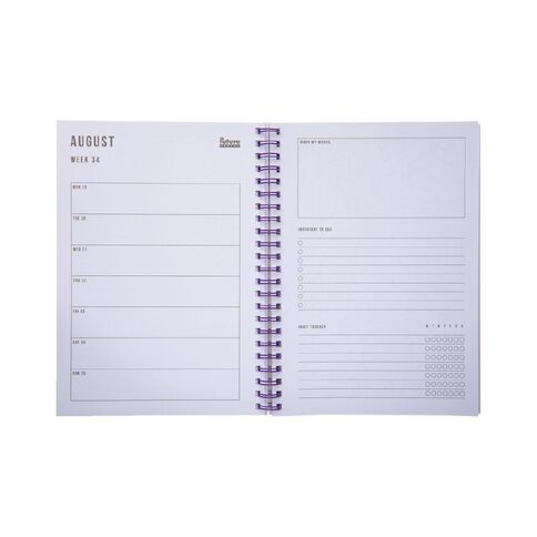 Future Useful Sticky Note Weekly Diary 2024 A4