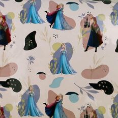 Frozen Book Covering 45cm x 1m Blue Mid