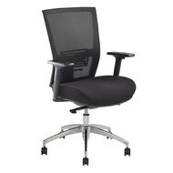 Jasper J Advance BreatheX Mesh High Back Commercial Chair Arms Black