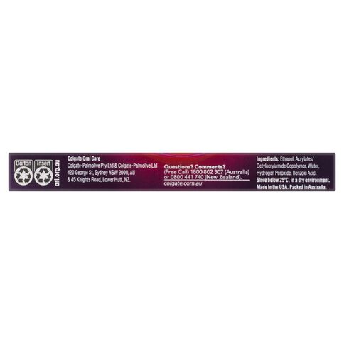 Colgate Optic White Nightly Treatment Whitening Wand 3% 1 Pack 2.5ml
