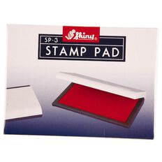 Shiny Stamp Pad Size 3 110 x 70mm Red