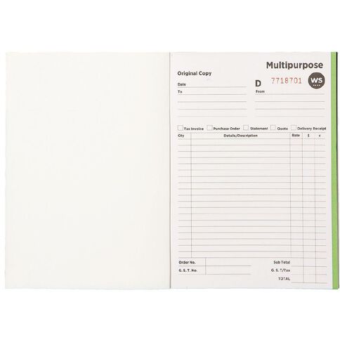 WS Multibook Duplicate NCR 50 Forms A5