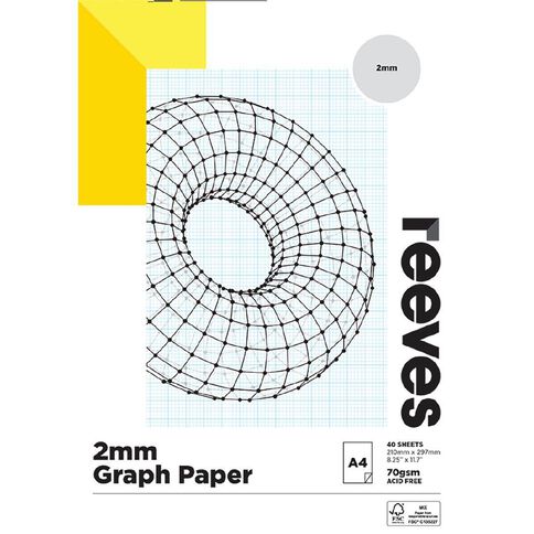 Reeves Graph Pad 2mm 70gsm A4