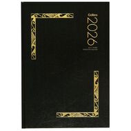 Collins 2026 Diary Day To Page English Maori Black A5