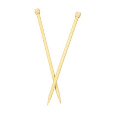 Uniti Bamboo Knitting Needles 12.0mm 35cm Brown Mid 2 Pack