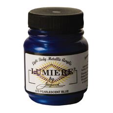 Jacquard Lumiere Acrylic Paint Pearlescent Blue 66.54ml