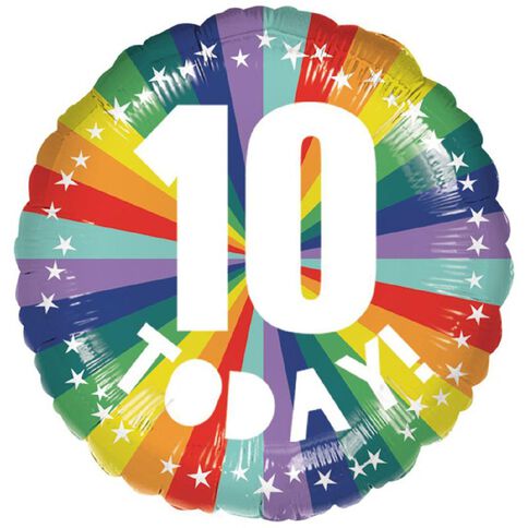 Amscan 45cm Standard Rainbow 10 Today
