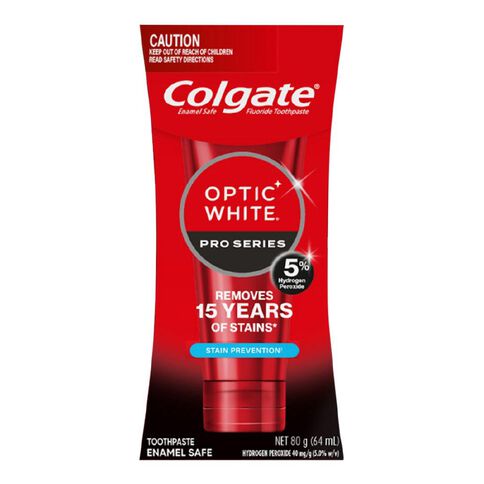 Colgate Optic White Pro Series Stain Shield Toothpaste 80g