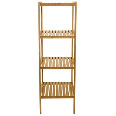 Living & Co Bamboo 4 Tier Shelf Natural