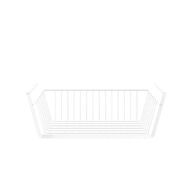Living & Co Undershelf Basket 40cm x 26cm x 14cm White