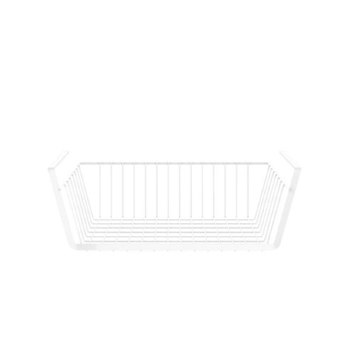 Living & Co Undershelf Basket 40cm x 26cm x 14cm White