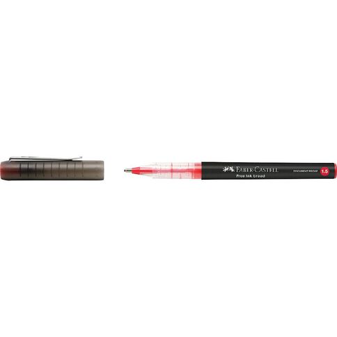 Faber-Castell Free Ink Rollerball Pen - Broad 1.5mm Red