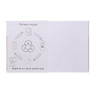 WS Lecture Book 2B5 7mm Ruled Hardcover 94 Leaf Red Mid