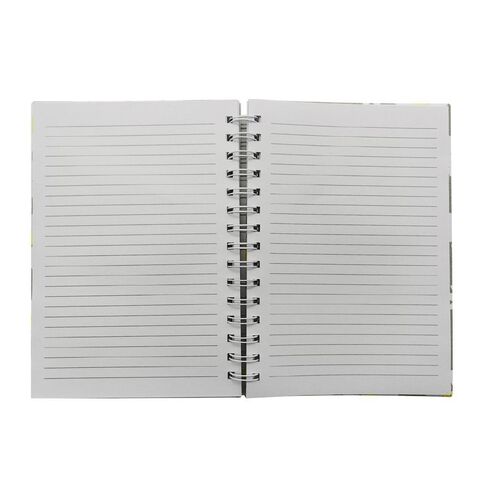 Uniti Urban Spiral Daisy Linen Notebook A5