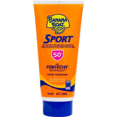 Banana Boat Sports SPF50+ Sunscreen Tube 200g