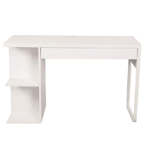 Workspace Moda Bookcase Desk White