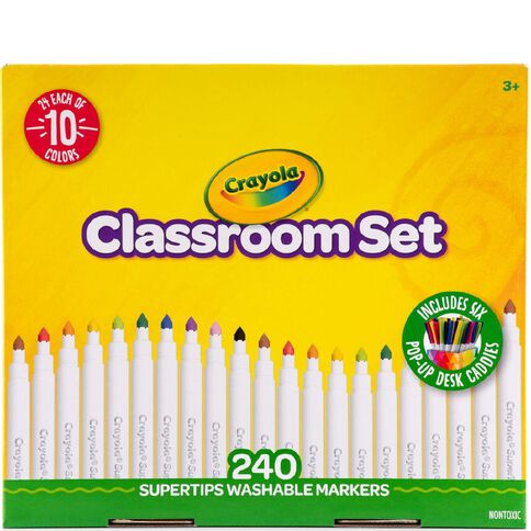 Crayola 240 Pack Supertips Marker Classpack