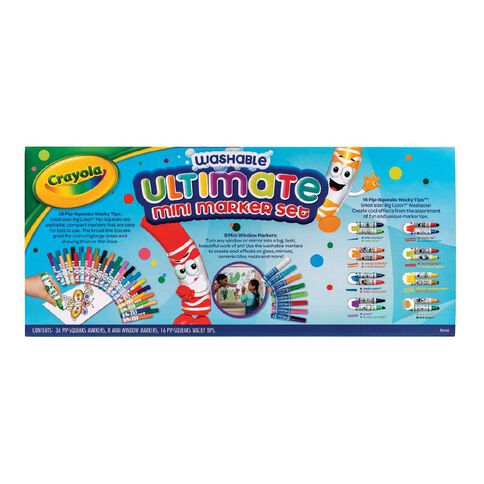 Crayola Washable Ultimate Mini Marker Set 60 Piece