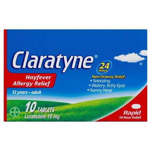Claratyne Tablets 10mg x 10 Pack