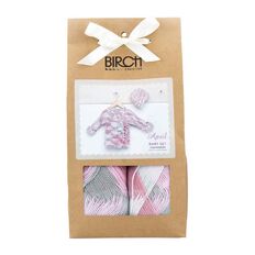 Birch Knitting Kit Baby Set April