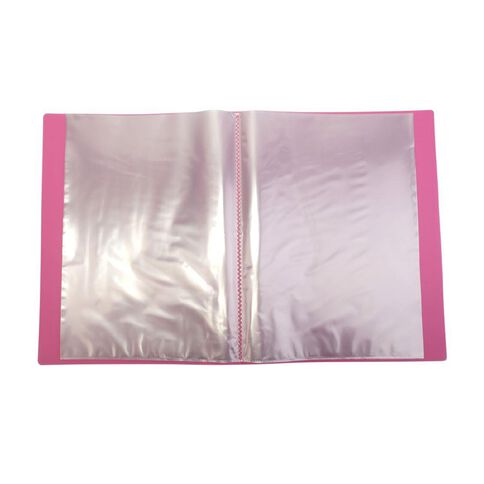 WS Colour Pop Clearbook Premium 20 Page Pink