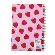 Kookie Strawberry Spiral Notebook A5