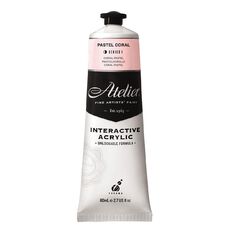 Atelier S1 Acrylic Paint Pastel Coral 80ml