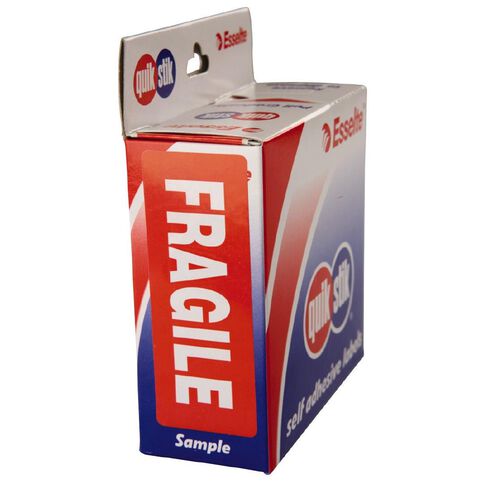 Quik Stik Labels Fragile Permanent 90 Pack