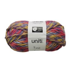 Uniti Twist Yarn Pink & Yellow 100g