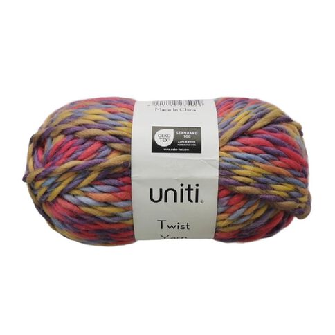 Uniti Twist Yarn Pink & Yellow 100g