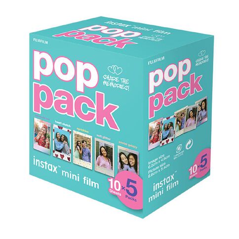 Fujifilm Instax Mini Film Pop 50 Pack