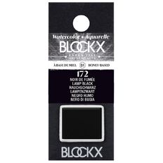 BLOCKX Watercolour Half Pan S1 172 Lamp Black Black