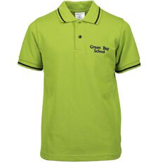 Schooltex Green Bay Primary Short Sleeve Polo with Embroidery