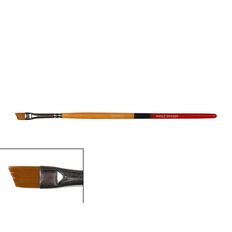 Princeton Snap Brush Short Handle Taklon Angle Shader 1/4 Gold