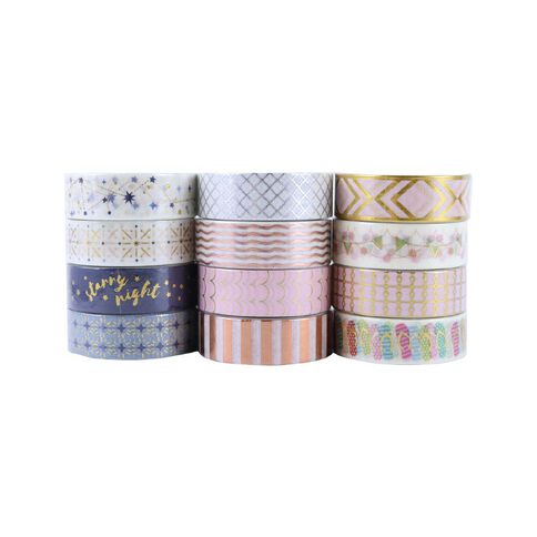 Uniti Premium Single Roll Washi Tape Multi-Coloured