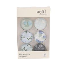 Uniti Adults Hydrangea 6 Pack Magnets