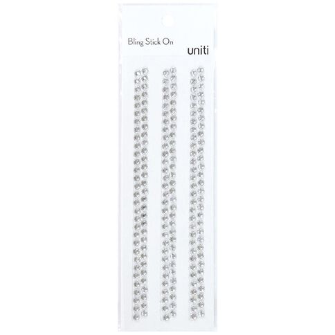 Uniti Bling Borders Silver Assorted