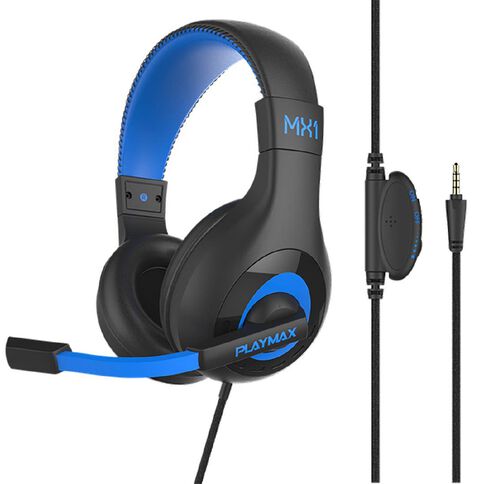Playmax MX1 Universal Headset Black & Blue