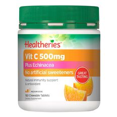 Healtheries Vit C 500mg Plus Echinacea 160s