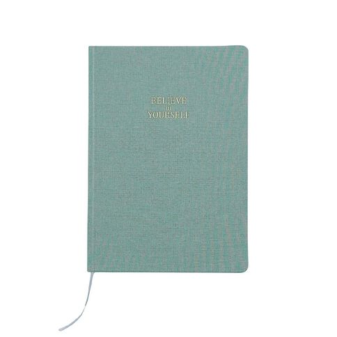 Uniti Cozy Core Notebook A4 Linen Yourself Green