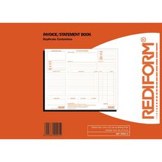 Rediform Invoice Book Rtinv2 Duplicate 50 Sets Red