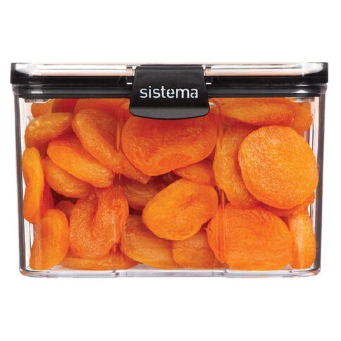 Sistema Ultra Tritan Canister Square Black 1.4L