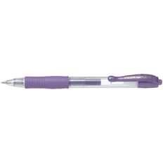 Pilot G2 Retractable Pen Gel Metallic Purple Fine 0.7mm