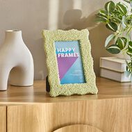 Happy Frames Fluffy Fabric 10x15 Green