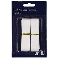 Uniti Hook and Fasteners White 50cm