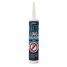 Bostik Zero Leaks Kitchen & Bathroom Silicone Sealant Cartridge 300ml