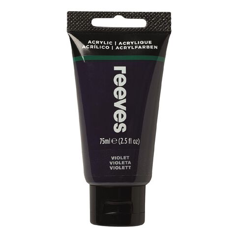 Reeves Fine Acrylic Paint Violet 75ml