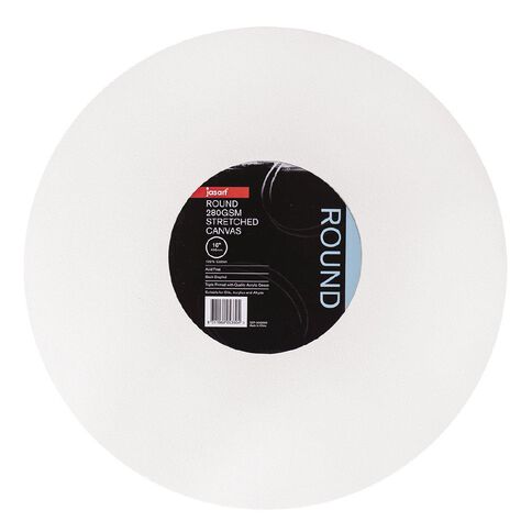 Jasart Round Canvas White 16 inch